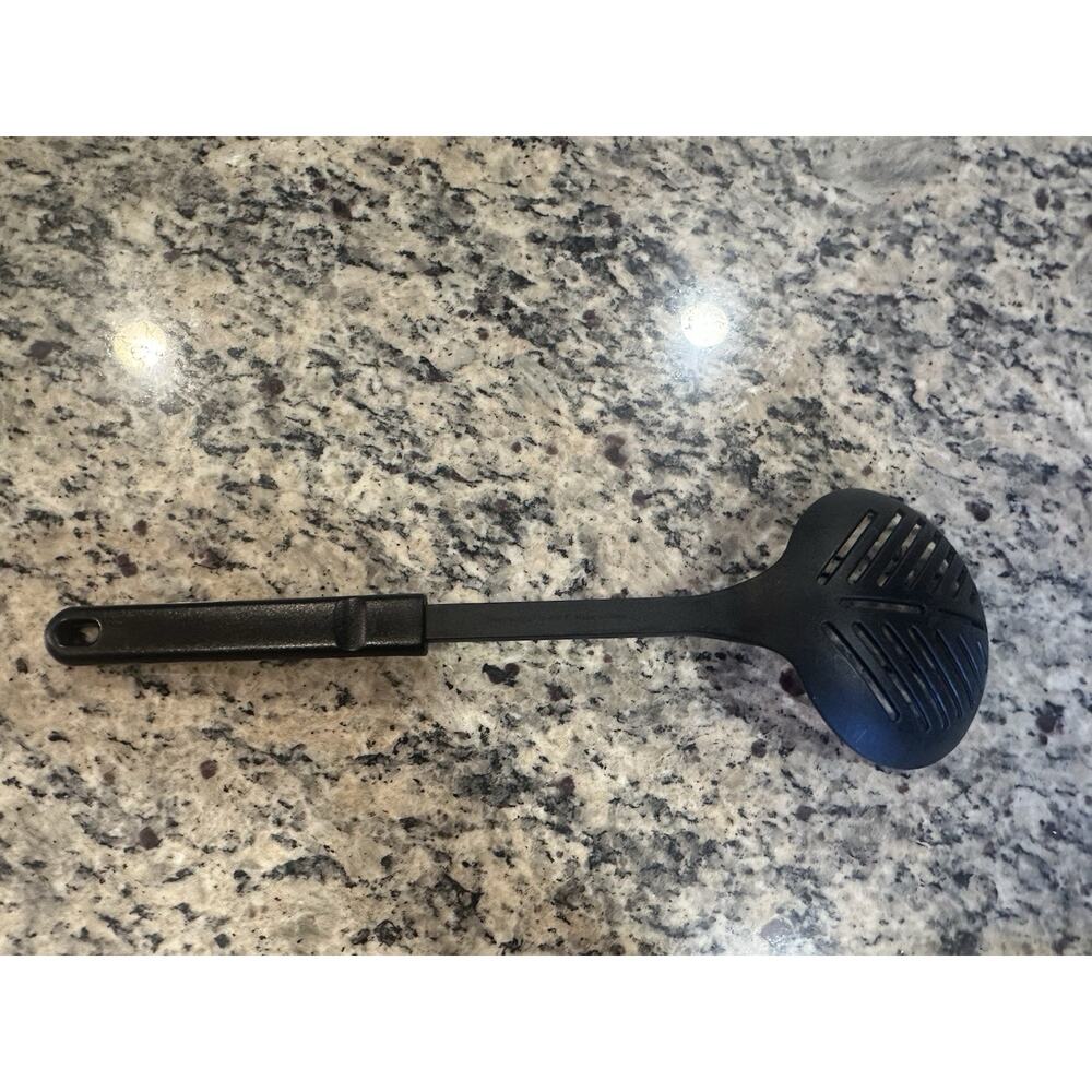 Calphalon Black Nylon Skimmer Strainer Slotted Spoon Heat Resistant 14.75" USA